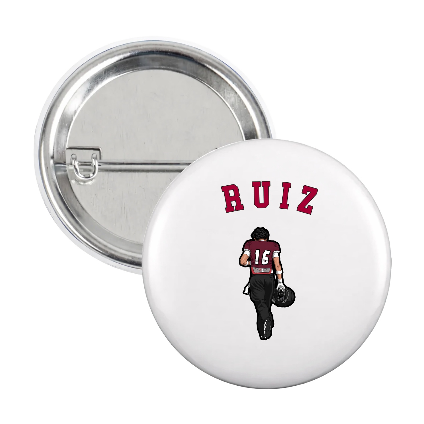 Game Day Button — Shirsey Arch in White