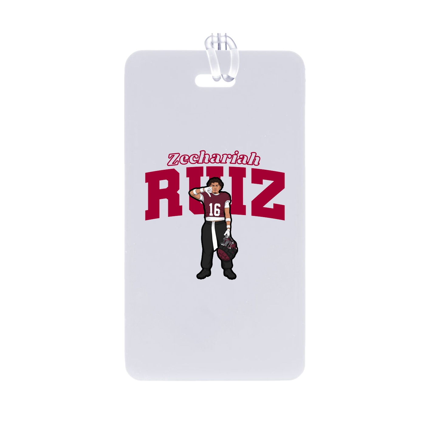 Bag Tag — Name Arch in Classic