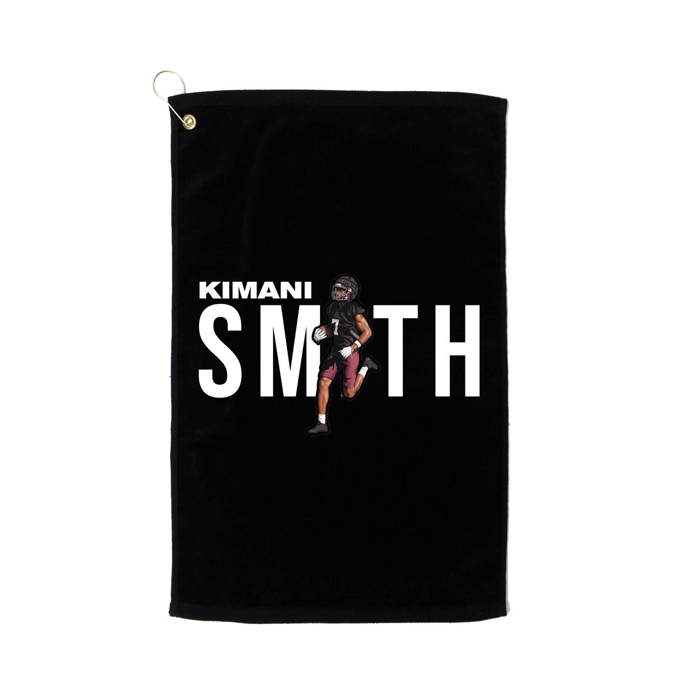 Golf Towel — Player Name in Black
