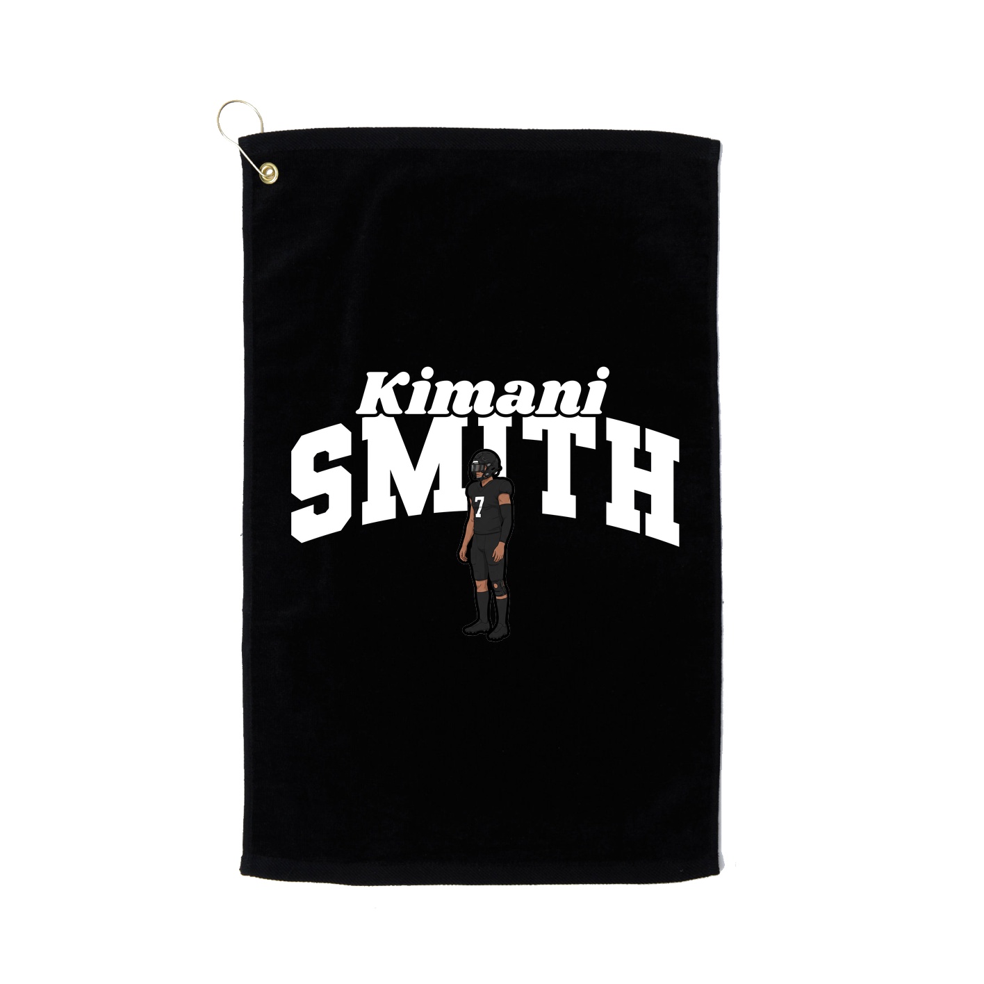 Golf Towel — Signature Arch in Black