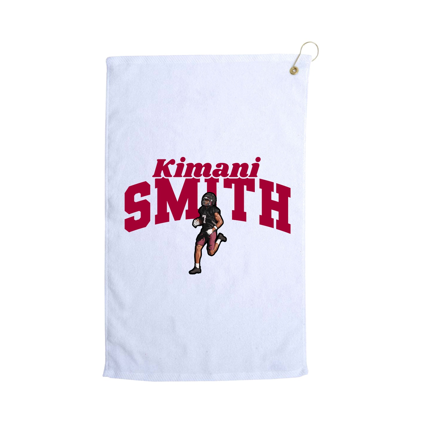 Golf Towel — Signature Arch in White