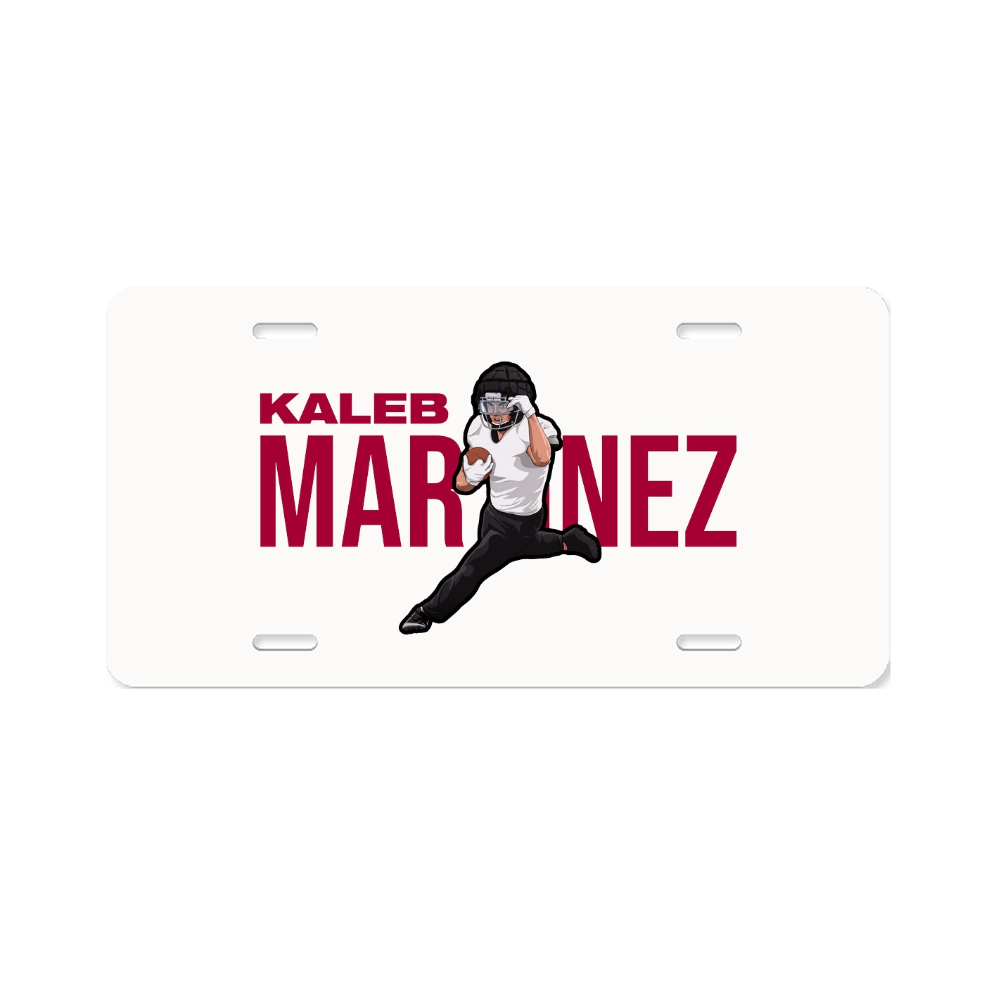 License Plate — Player Name in Classic
