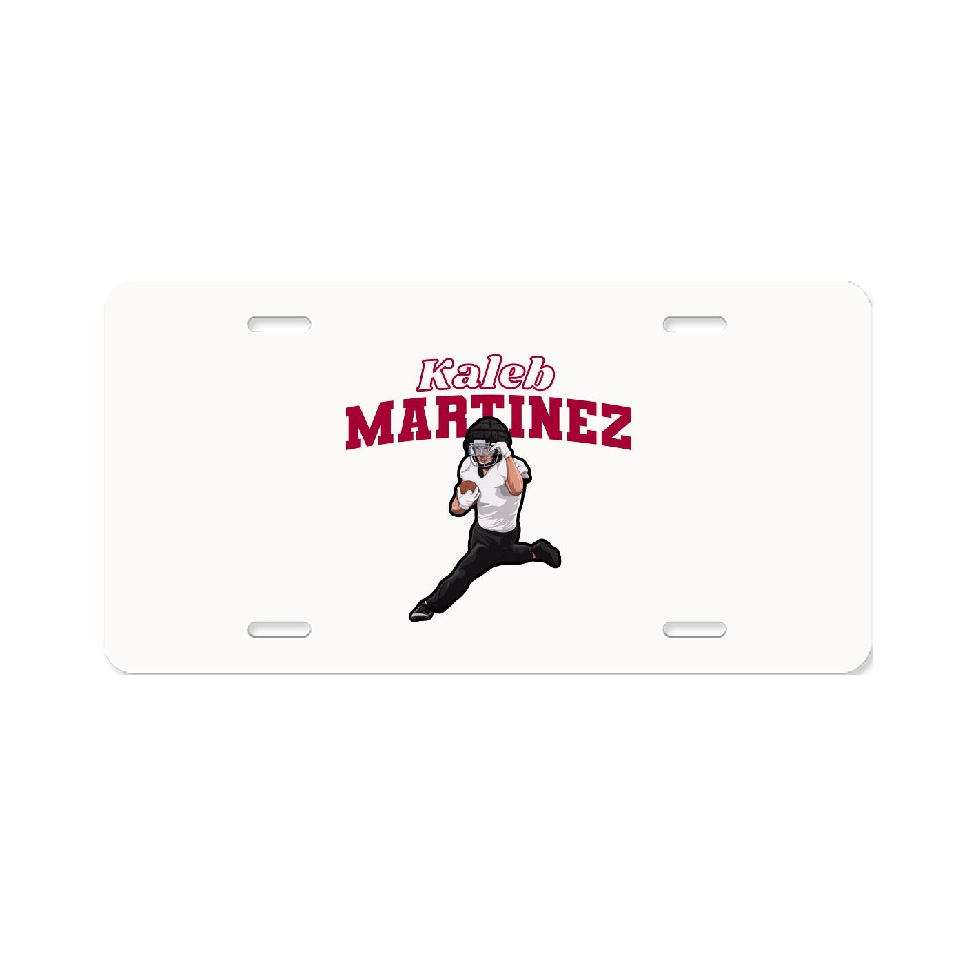 License Plate — Name Arch in Classic