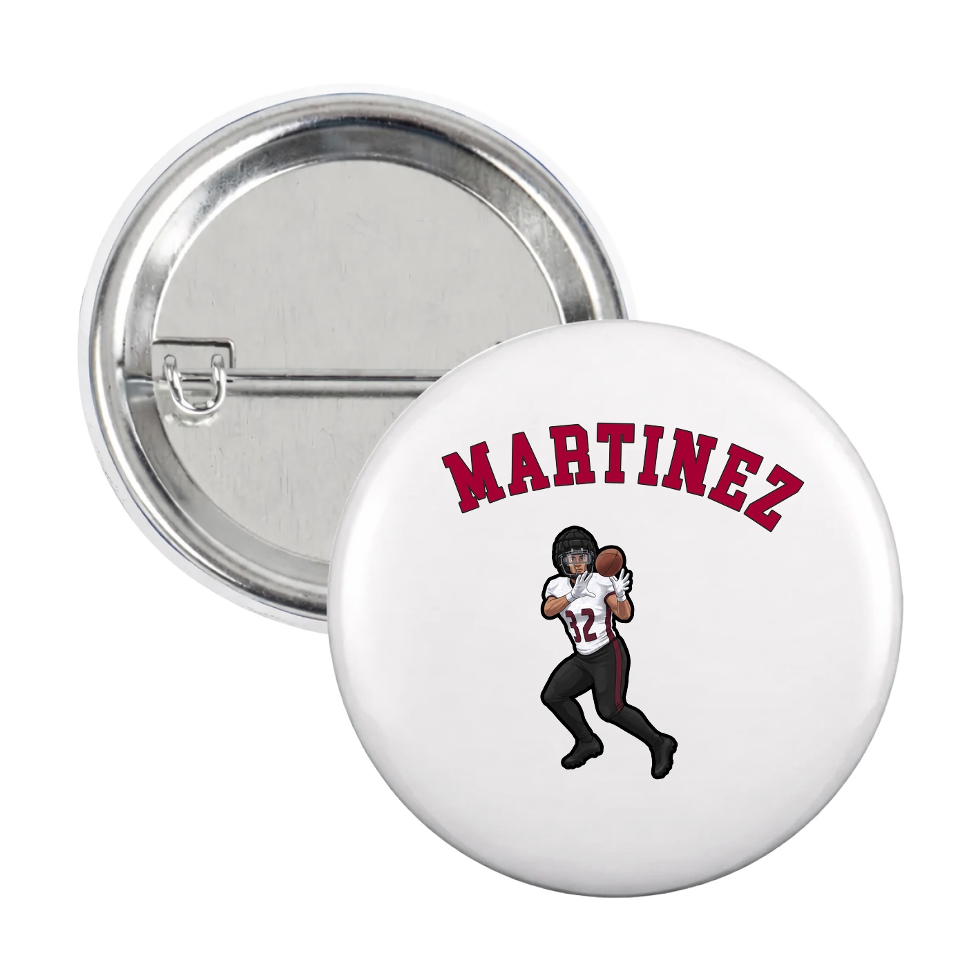 Game Day Button — Shirsey Arch in White