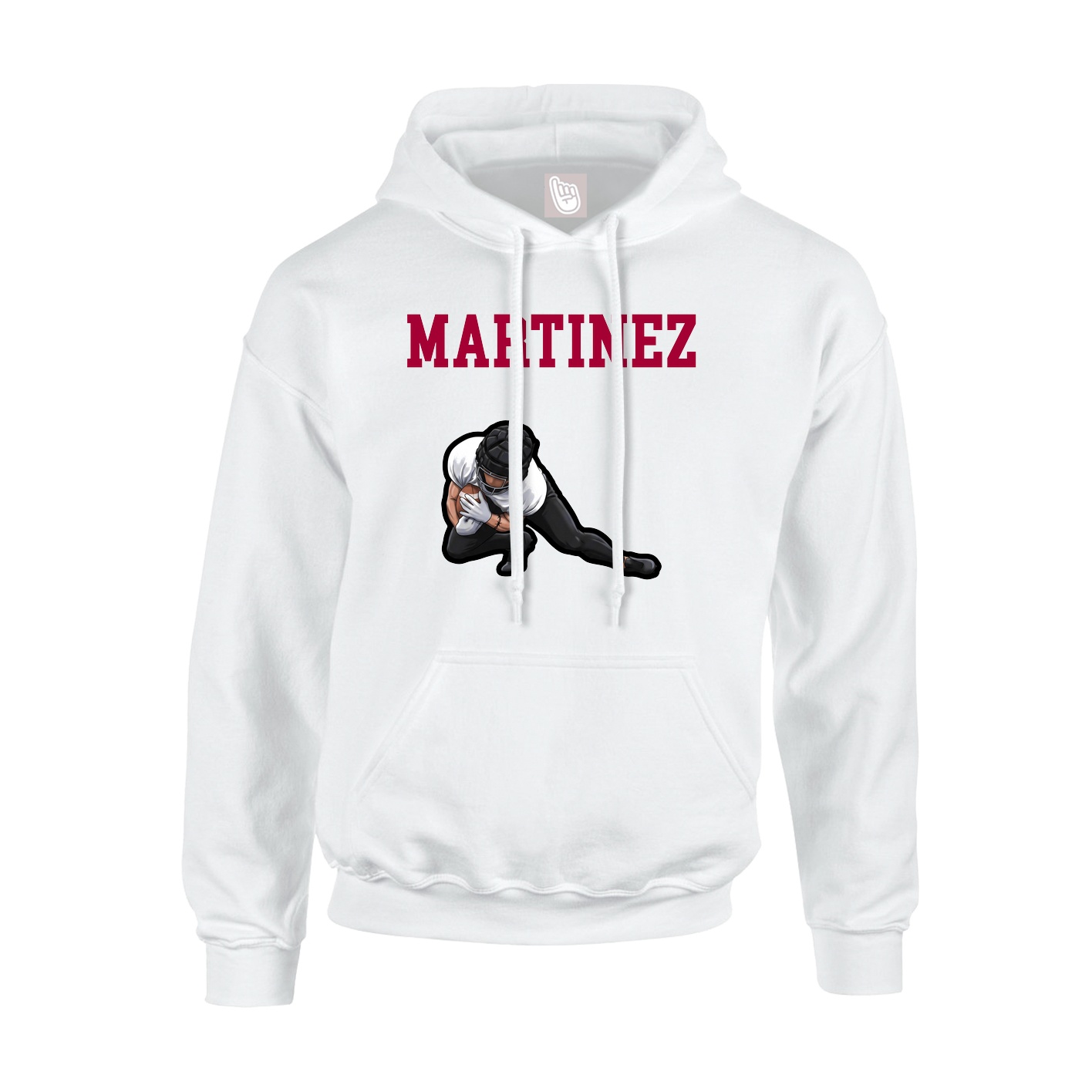 Hoodie — Shirsey in White