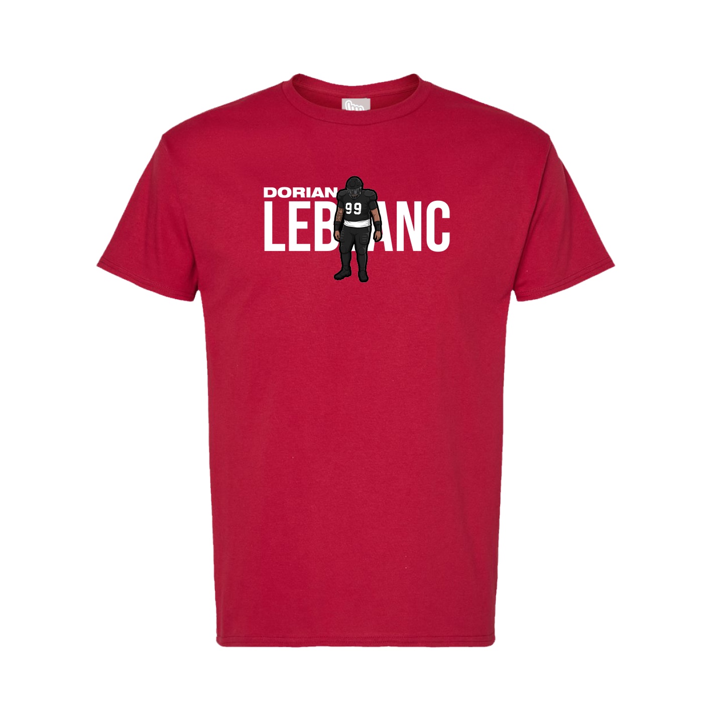Tee — Player Name in Crimson