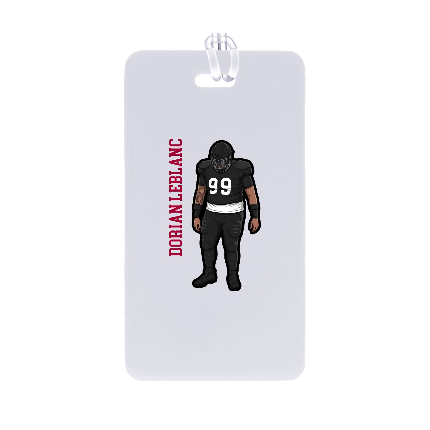 Bag Tag — Name Vertical in Classic