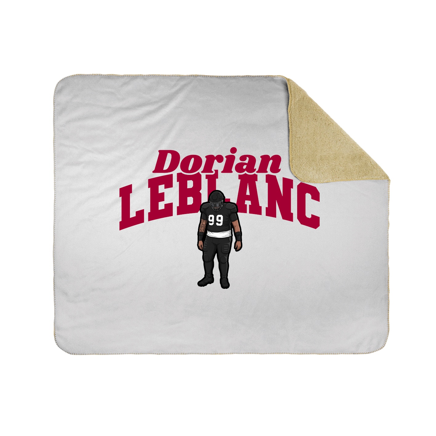 Throw Blanket — Signature Arch in White