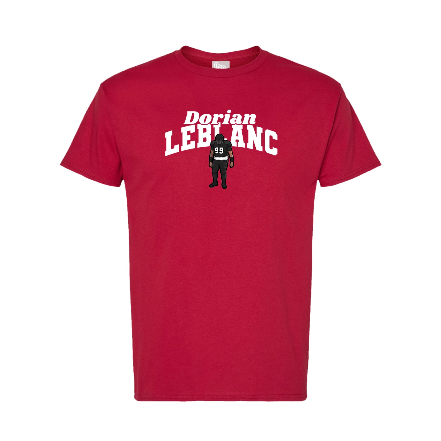 Tee — Signature Arch in Crimson