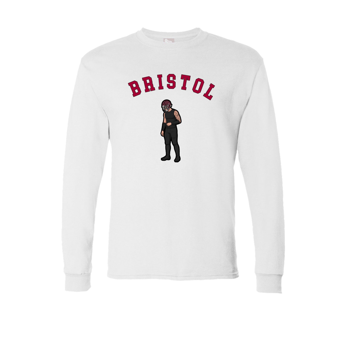 Long Sleeve Tee — Shirsey Arch in White
