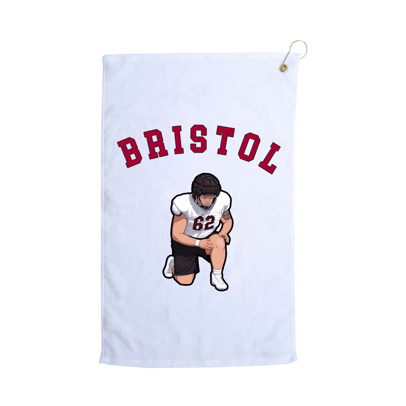 Golf Towel — Shirsey Arch in White