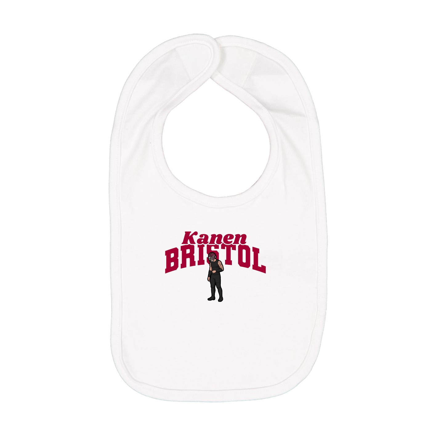 Infant Bib — Signature Arch in White