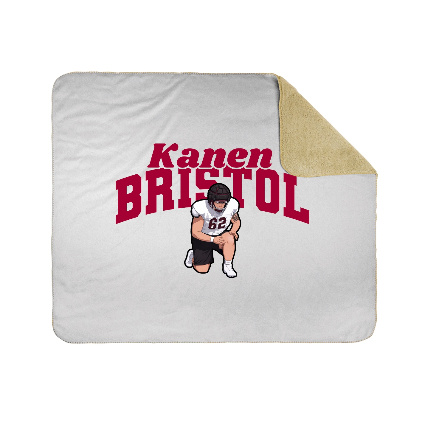 Throw Blanket — Signature Arch in White