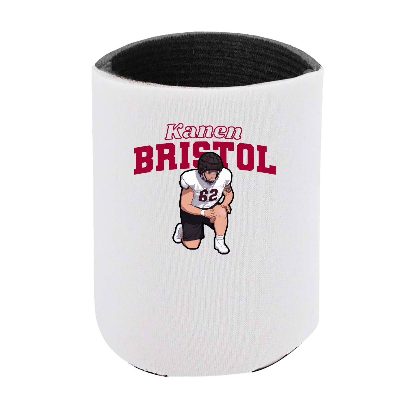 Can Holder — Name Arch in White