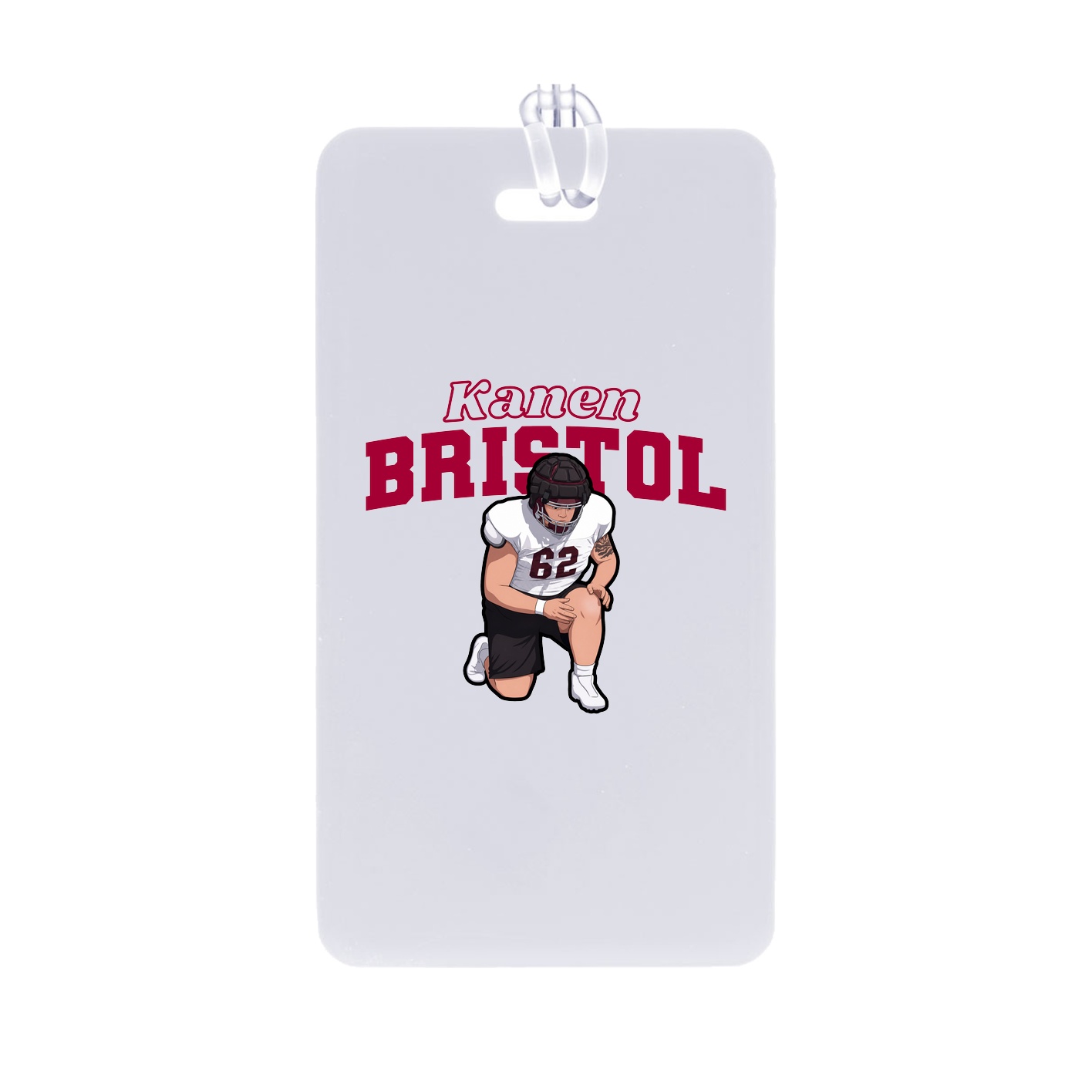 Bag Tag — Name Arch in Classic