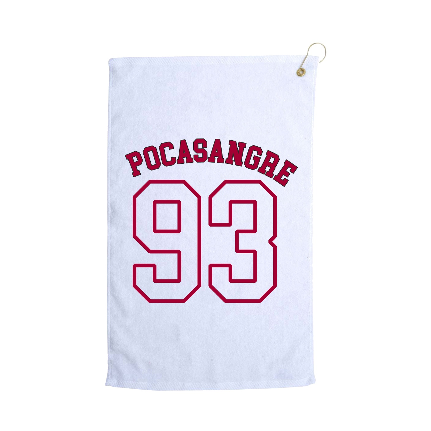 Golf Towel — Shirsey Arch in White