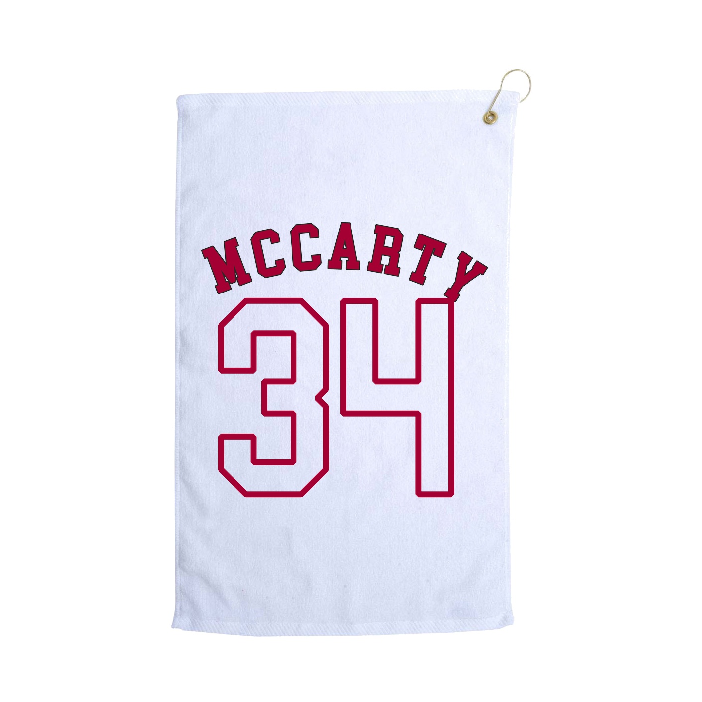 Golf Towel — Shirsey Arch in White