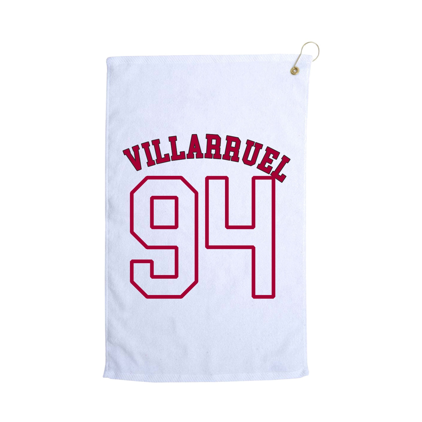 Golf Towel — Shirsey Arch in White