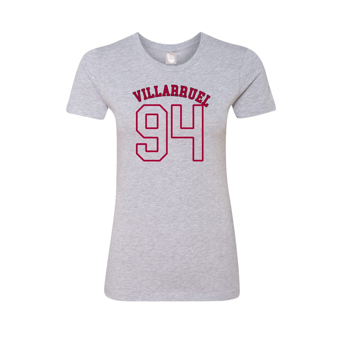 Fitted Women's Tee — Shirsey Arch in Grey