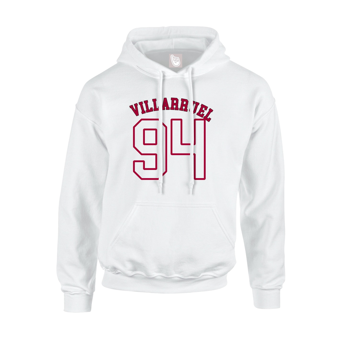 Hoodie — Shirsey Arch in White