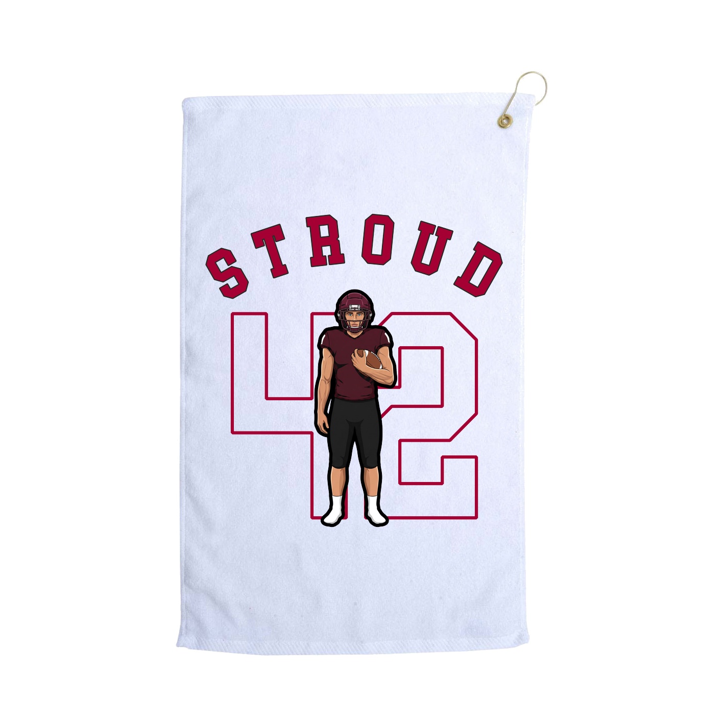 Golf Towel — Shirsey Arch in White