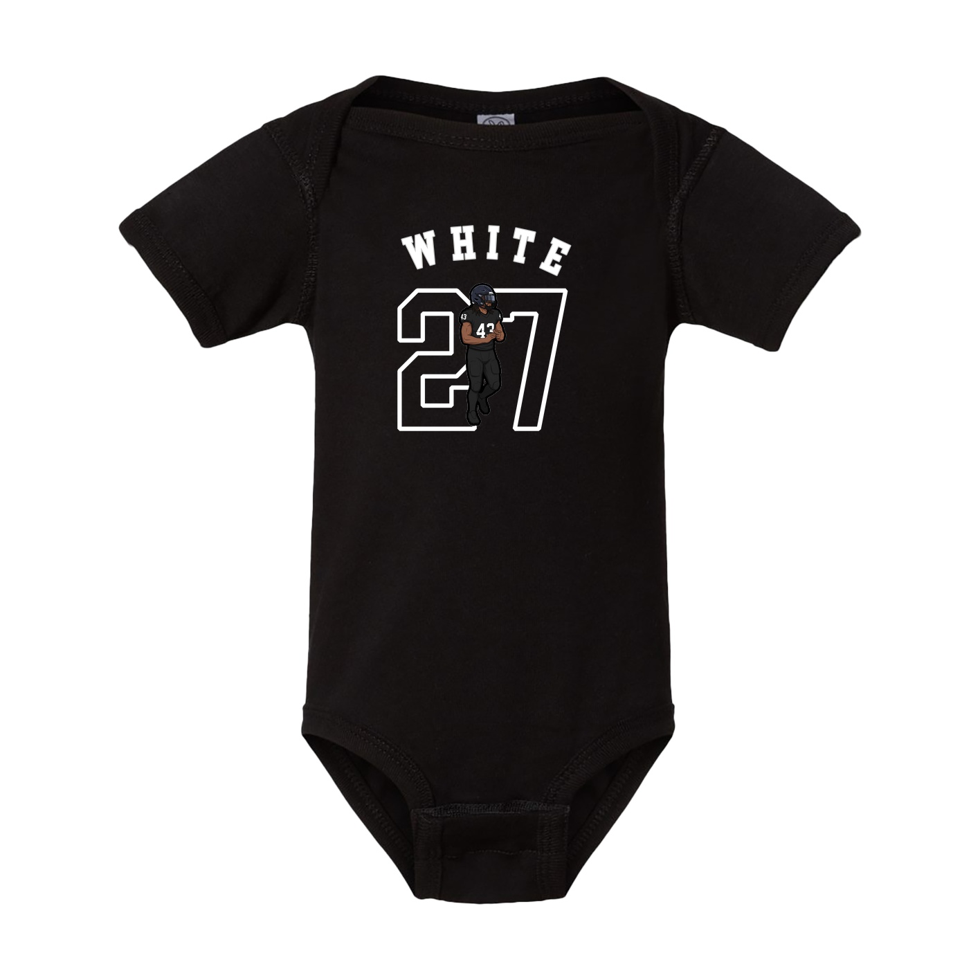 Baby Onesie — Shirsey Arch in Black