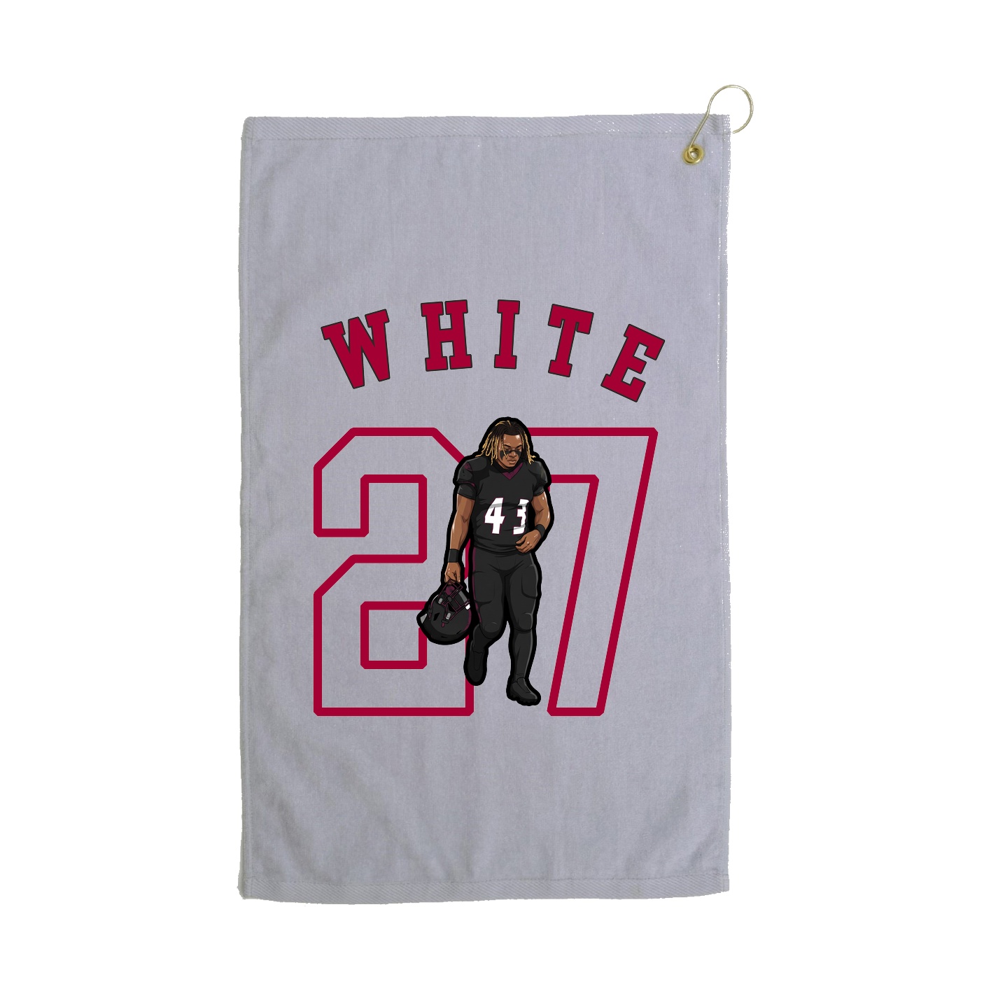 Golf Towel — Shirsey Arch in Grey
