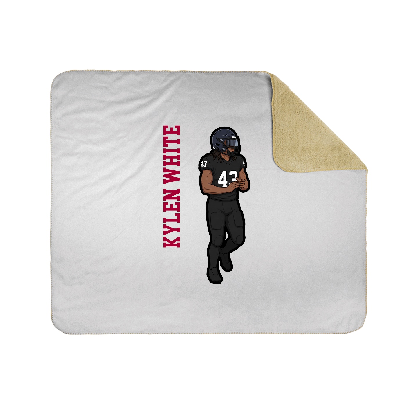 50x60 Sherpa Lined Throw Blanket