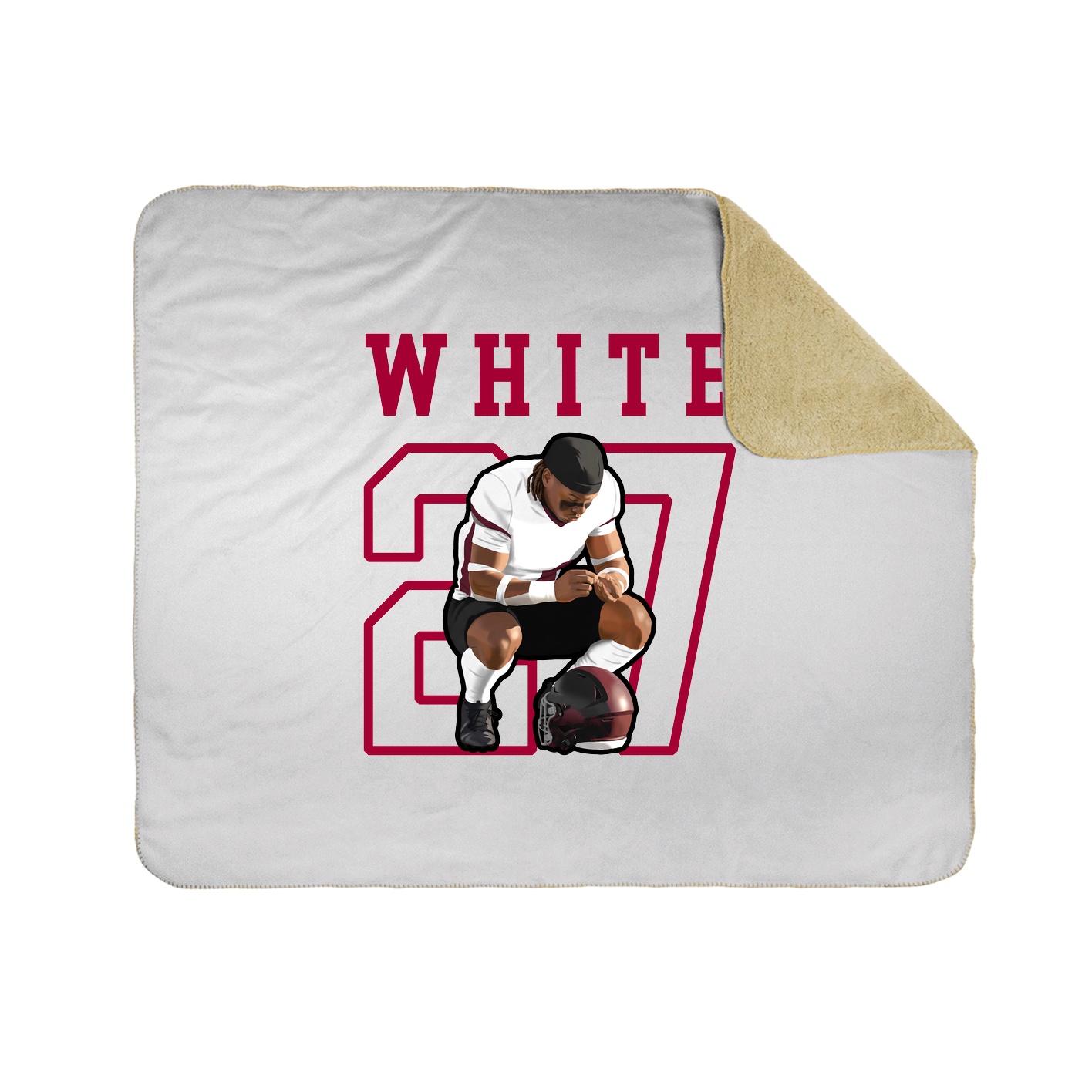 Throw Blanket — Shirsey in White