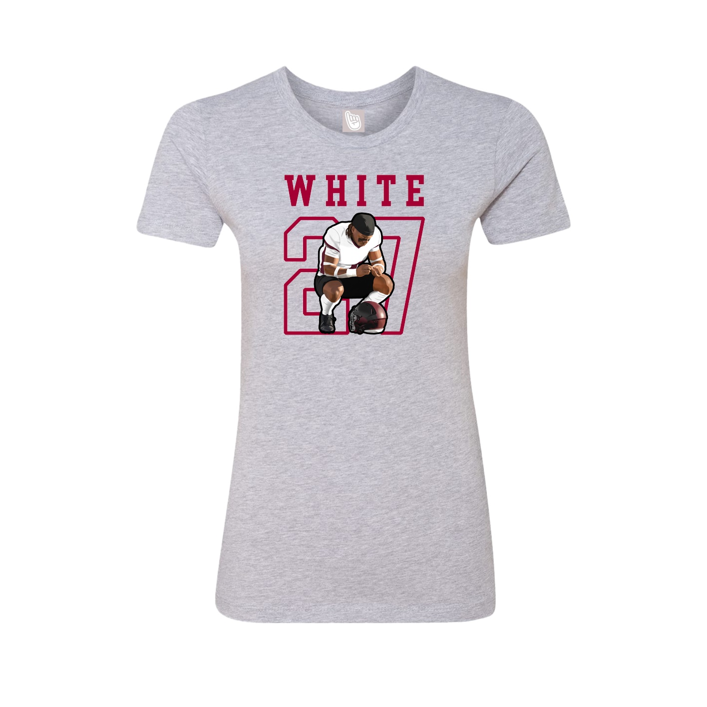 Fitted Women's Tee — Shirsey in Grey