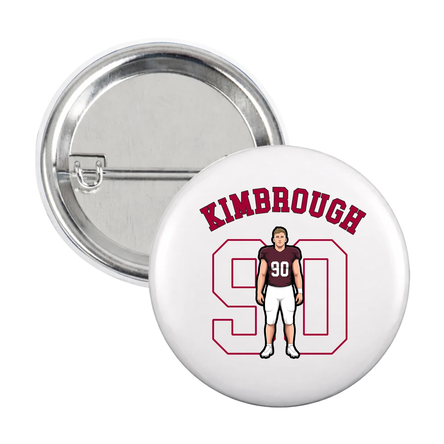 Game Day Button — Shirsey Arch in White