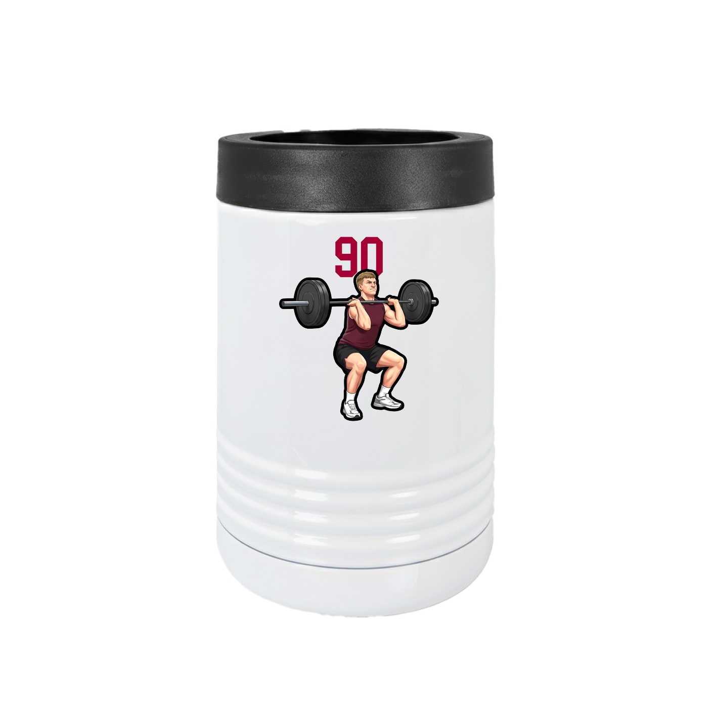 Beverage Holder — Number Top in White