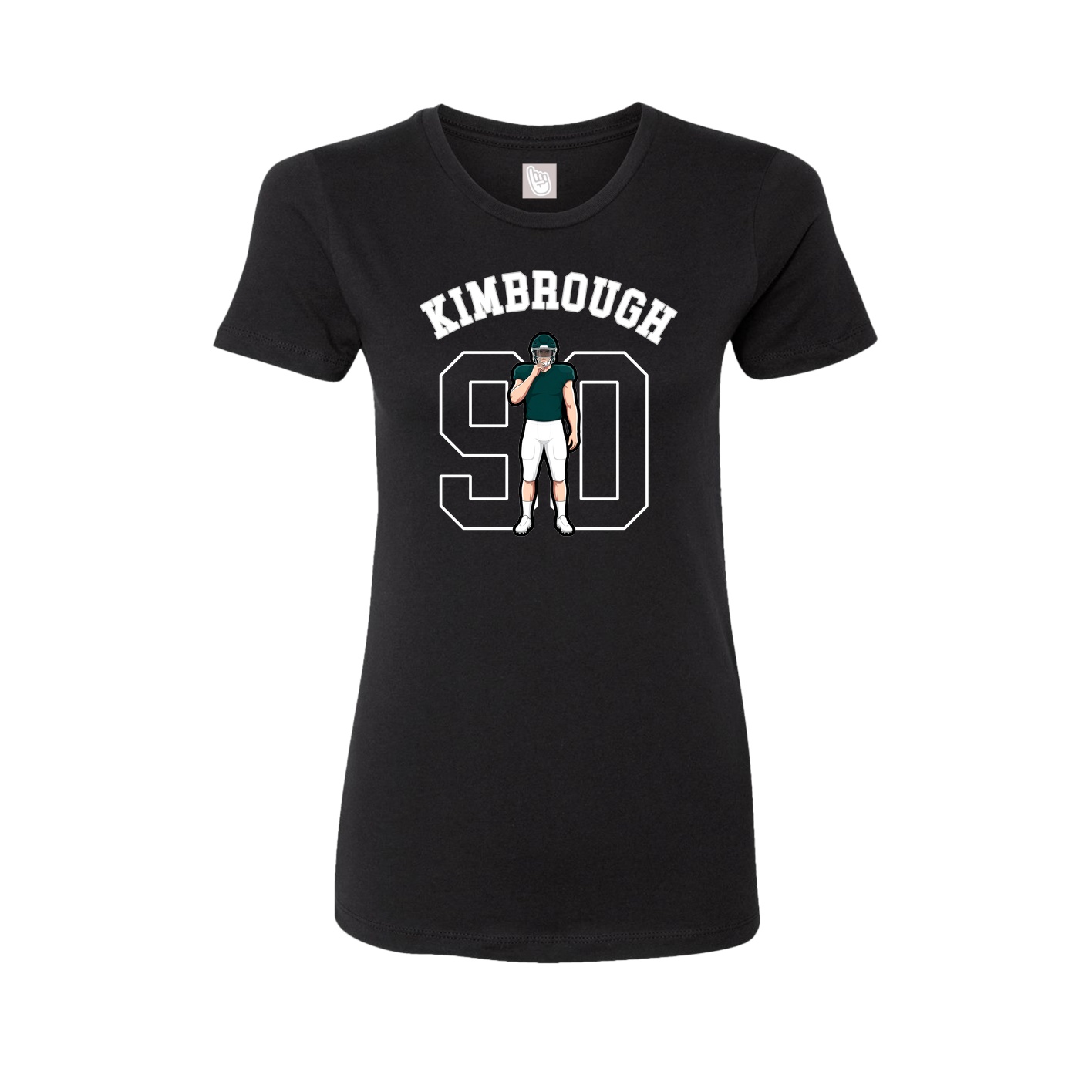 Fitted Women's Tee — Shirsey Arch in Black