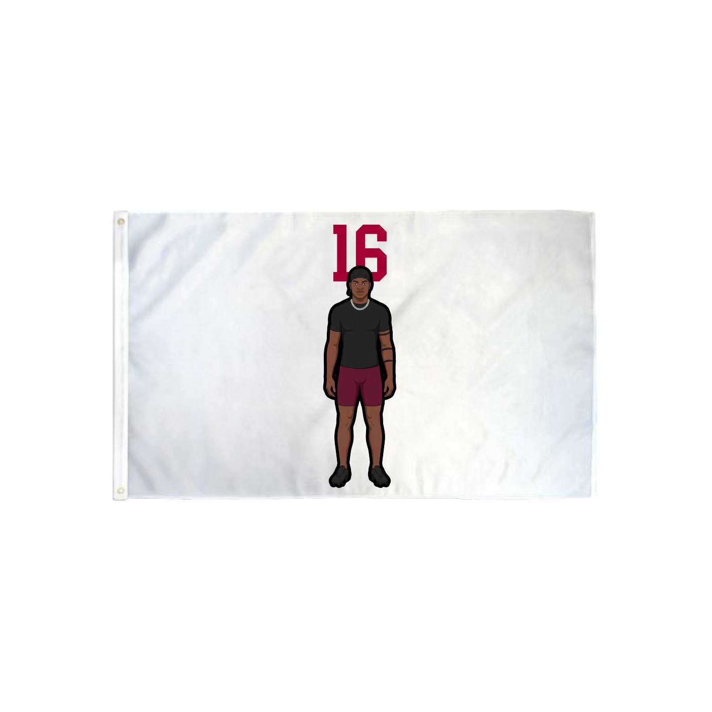 3x5 Flag — Number Top in Classic