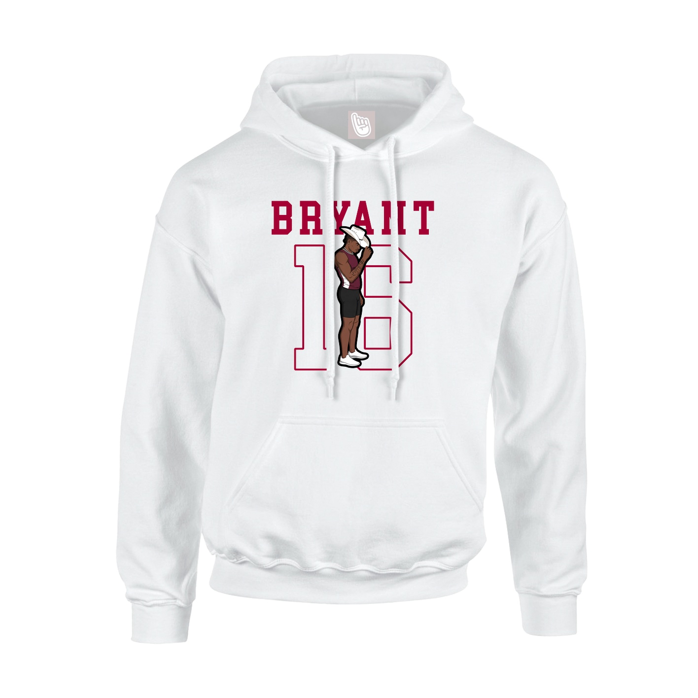 Hoodie — Shirsey in White