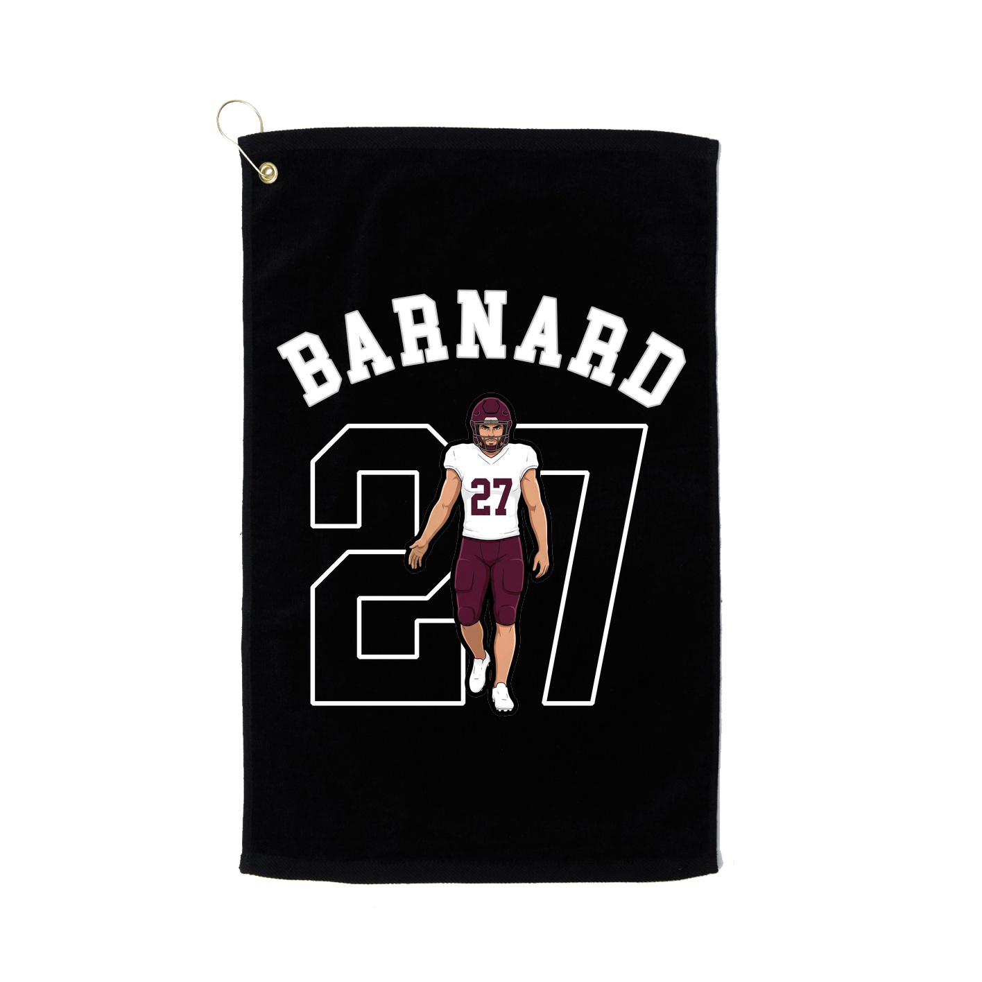 Golf Towel — Shirsey Arch in Black