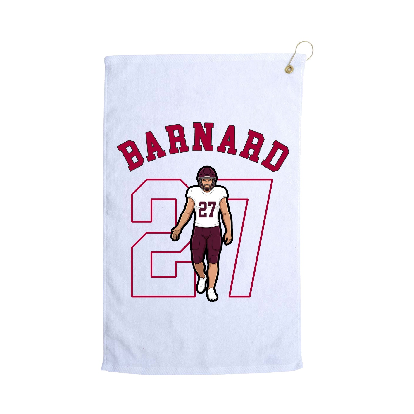 Golf Towel — Shirsey Arch in White