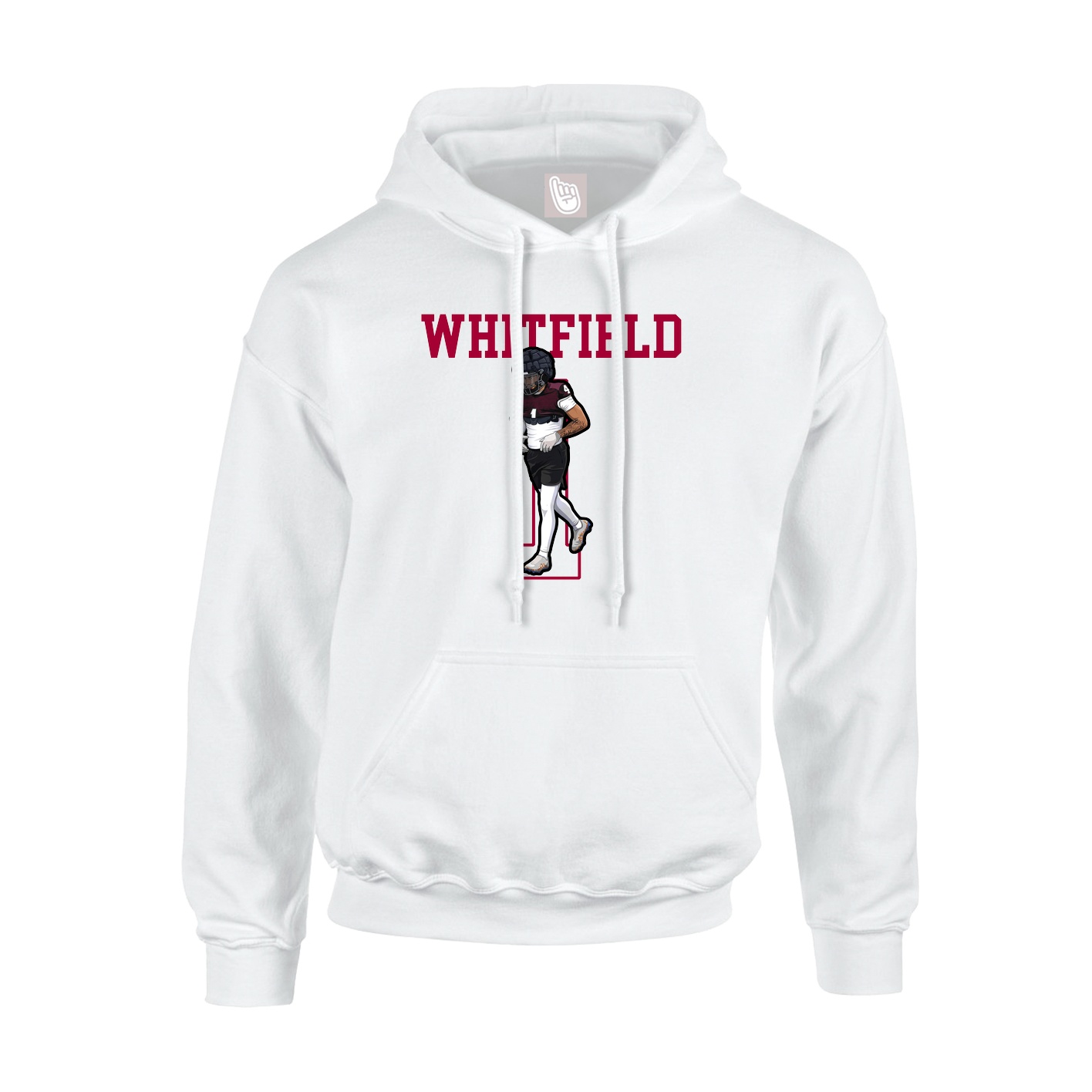 Hoodie — Shirsey in White