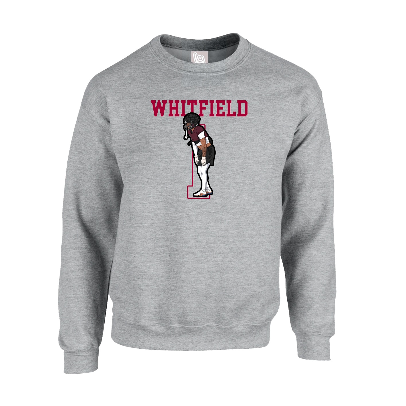 Fleece Crew — Shirsey in Grey
