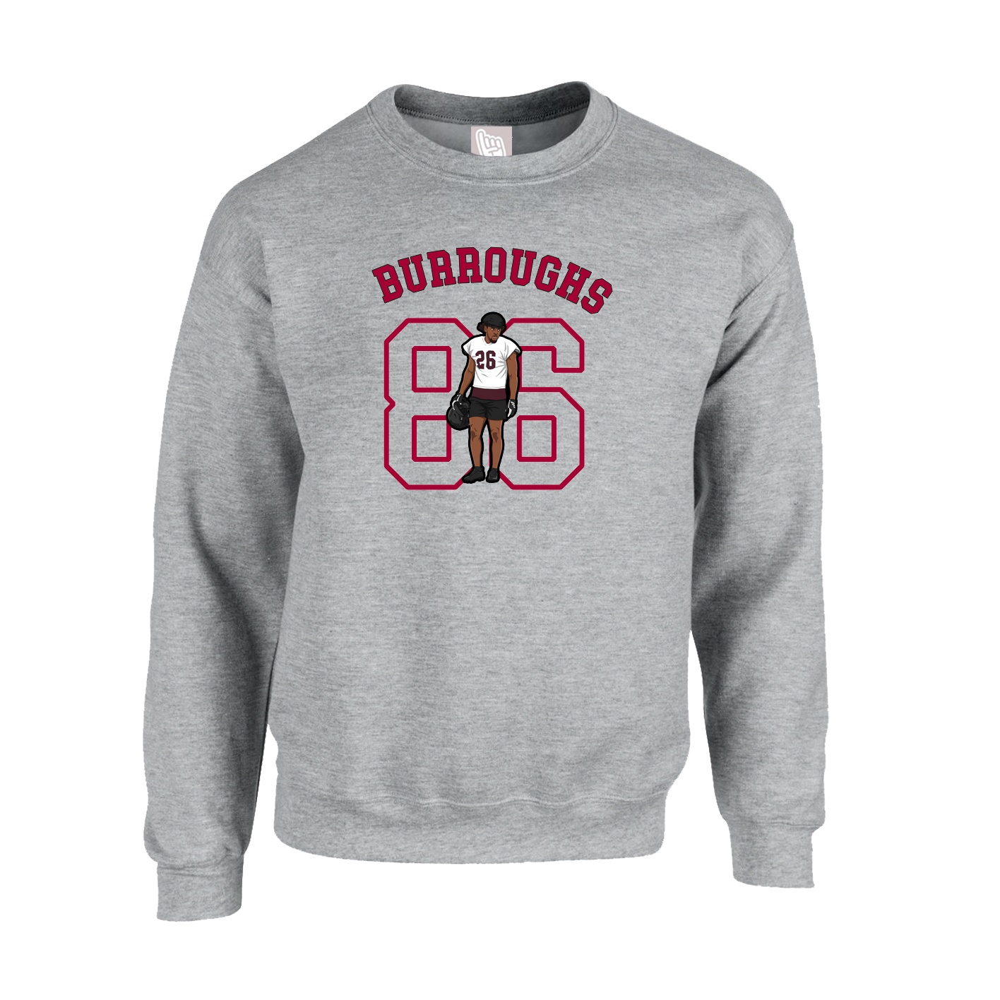 Fleece Crew — Shirsey Arch in Grey