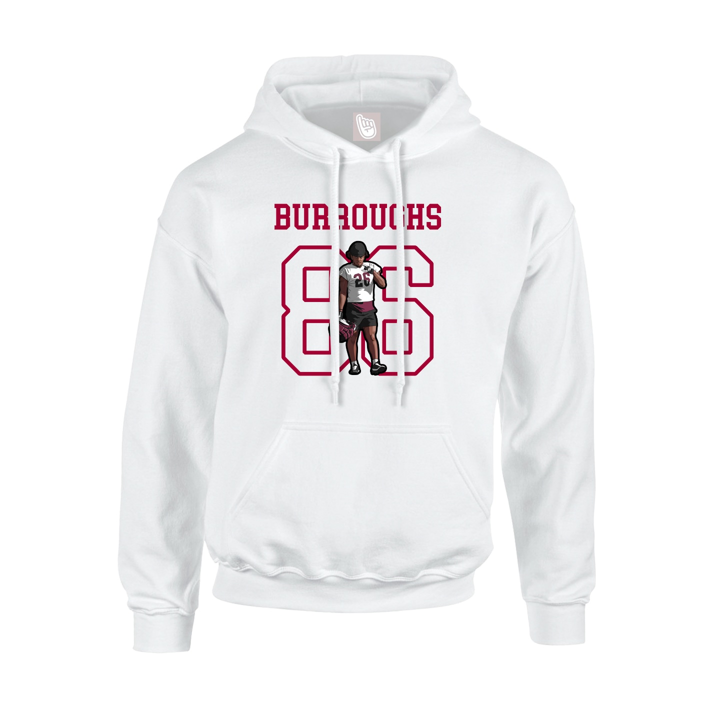 Hoodie — Shirsey in White
