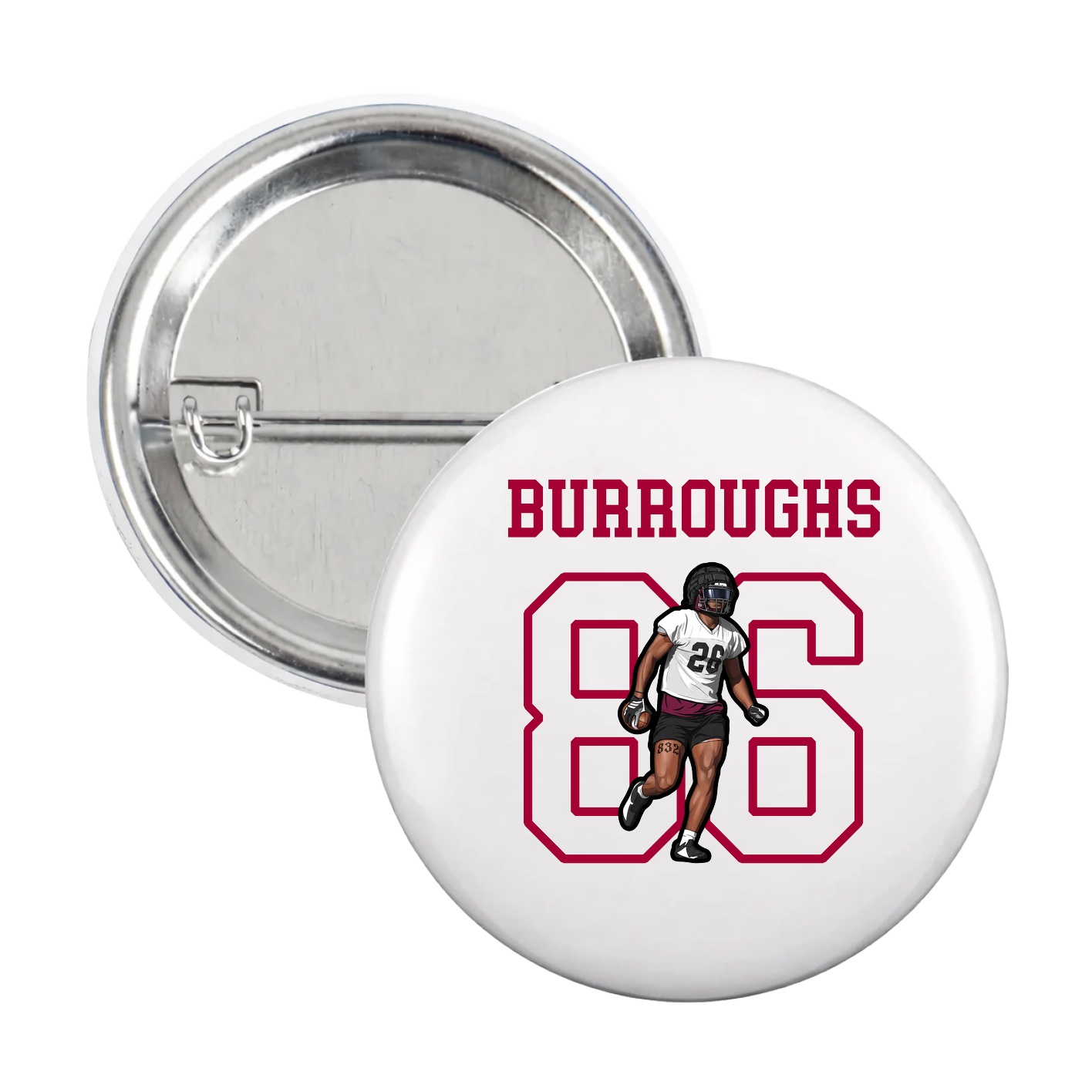 Game Day Button — Shirsey in White
