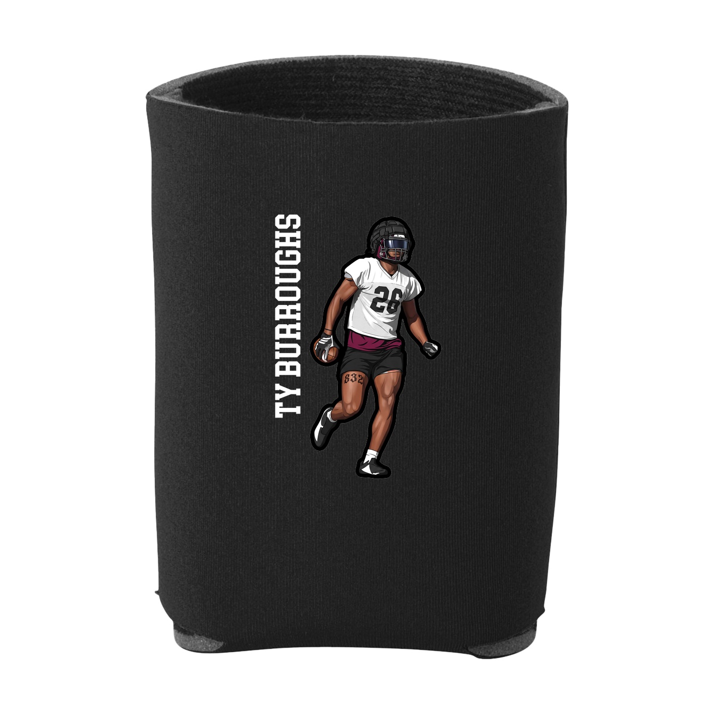 Can Holder — Name Vertical in Black