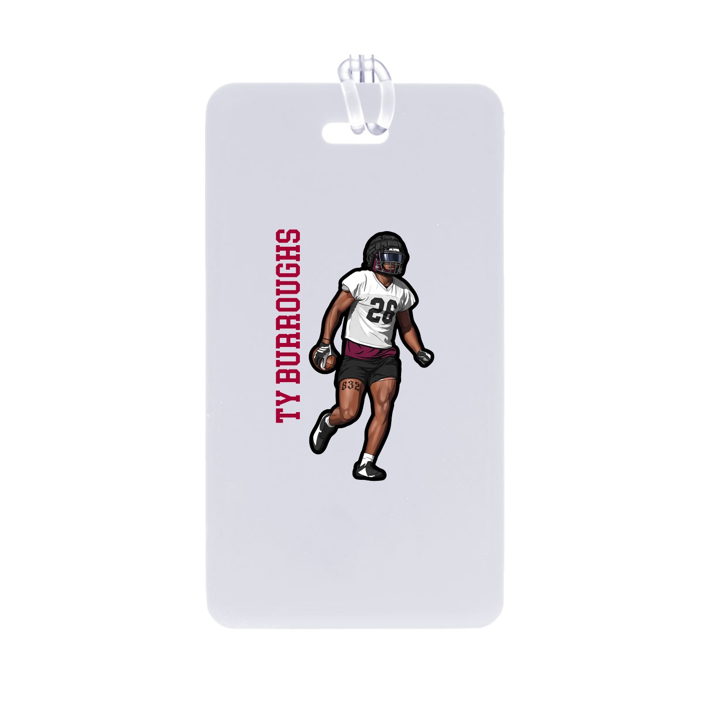 Bag Tag — Name Vertical in Classic