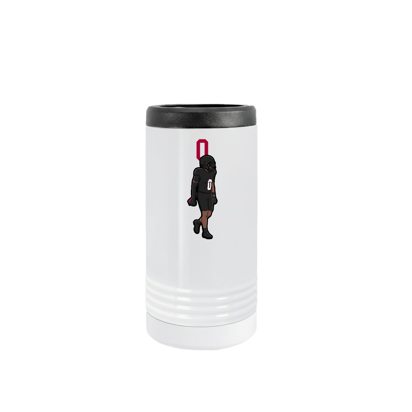 Slim Beverage Holder — Number Top in White