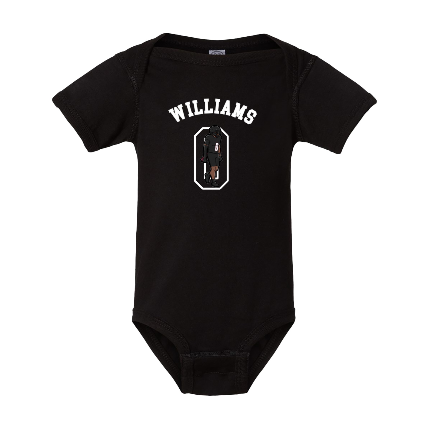 Baby Onesie — Shirsey Arch in Black