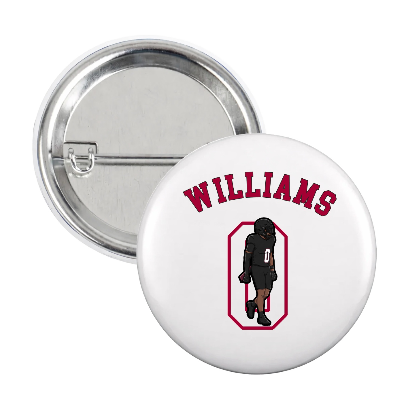 Game Day Button — Shirsey Arch in White