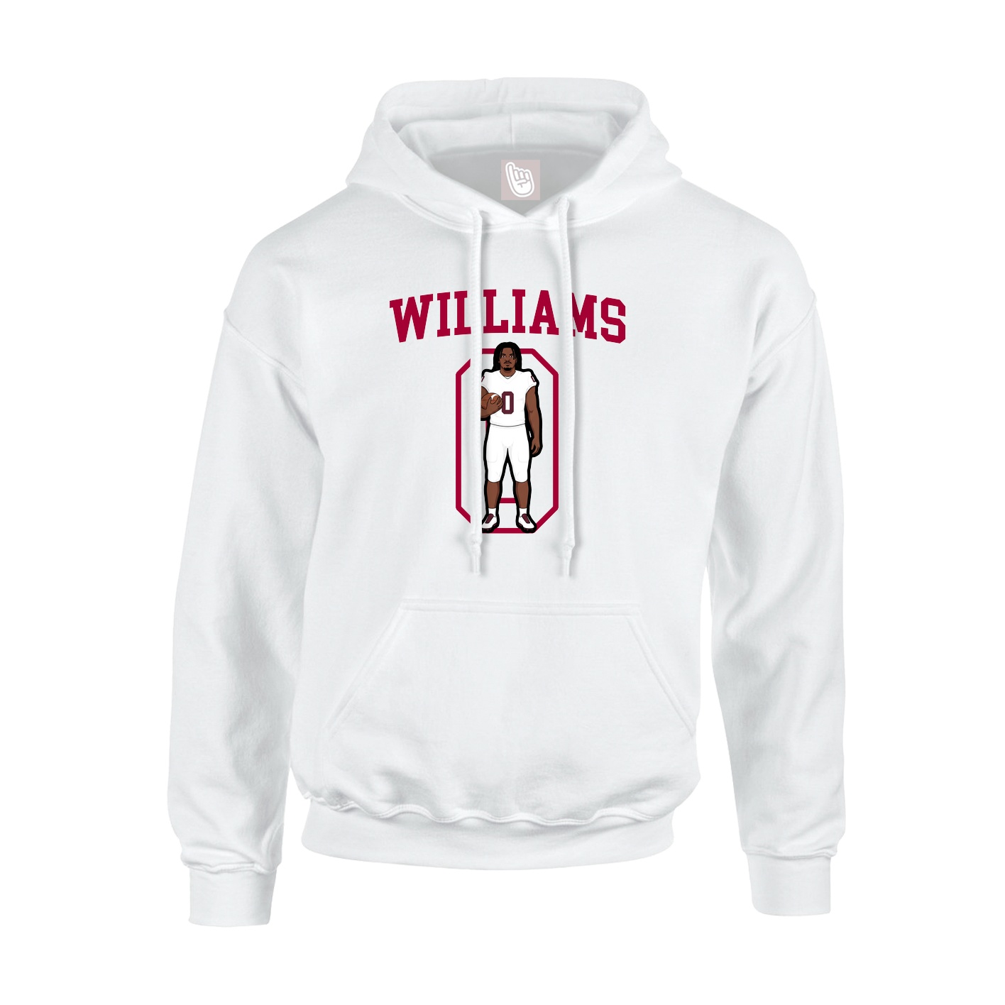 Hoodie — Shirsey in White