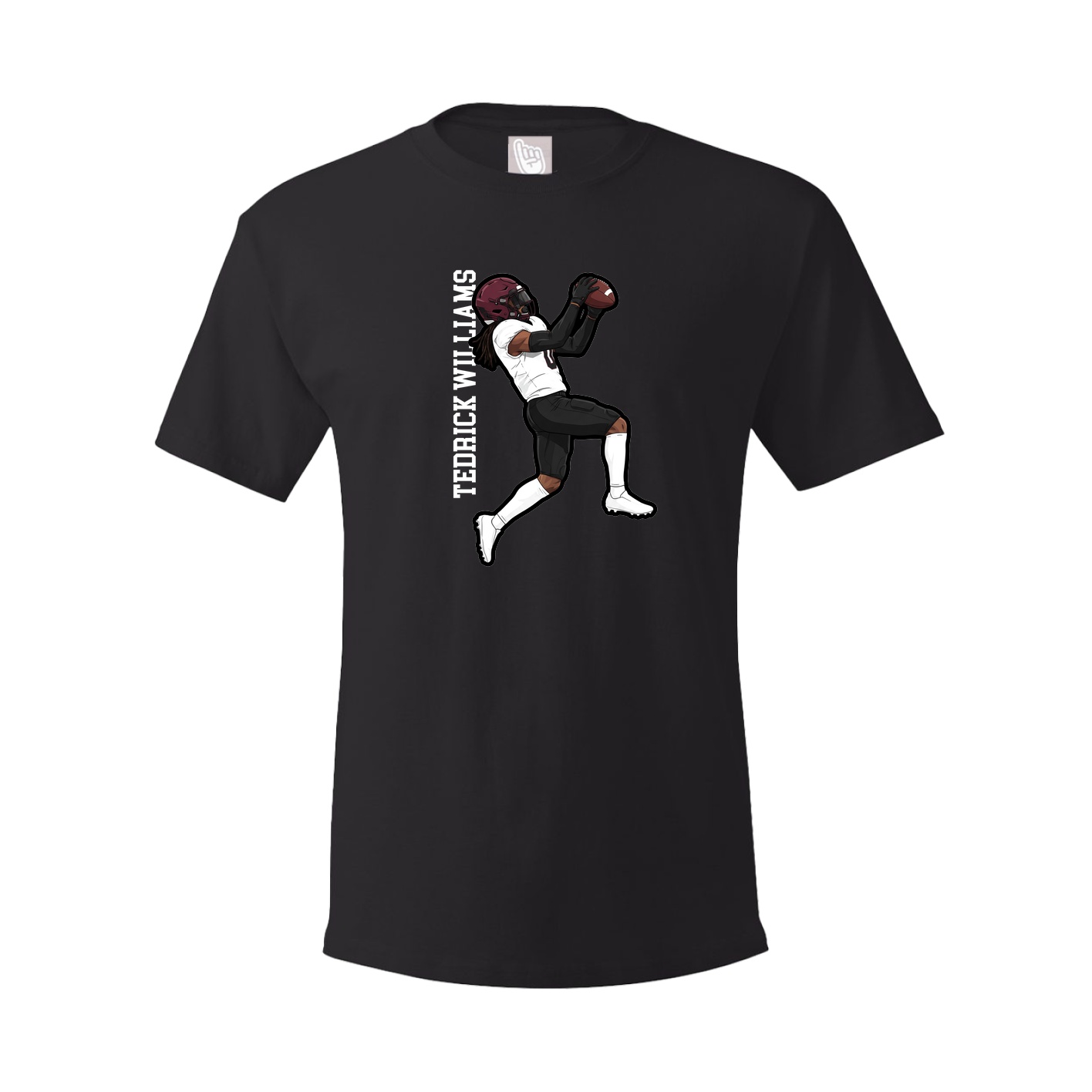 Tee — Name Vertical in Black