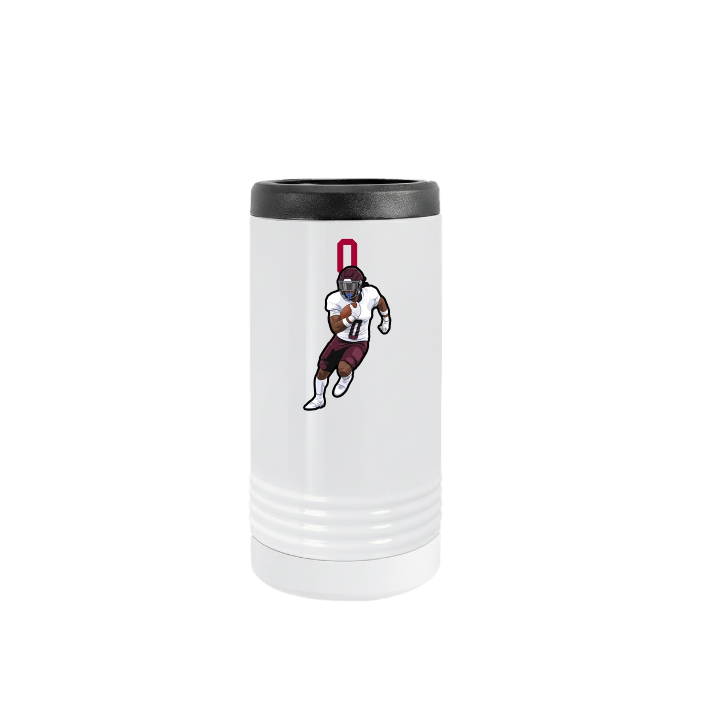 Slim Beverage Holder — Number Top in White